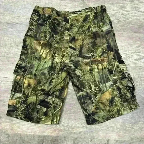 Paramount Outdoors Mens Fishouflage Bass Shorts Fish Print Cargo Pockets Small - Picture 11 of 13
